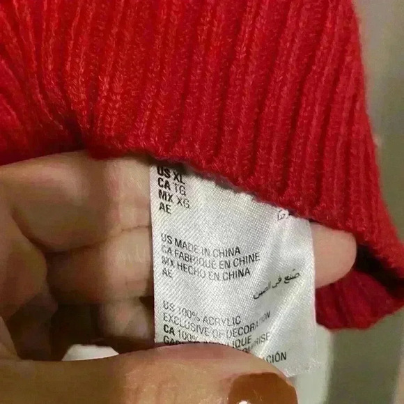 Karen Scott Embellished Party Reindeer Sweater Ugly Christmas XL - Picture 9 of 13